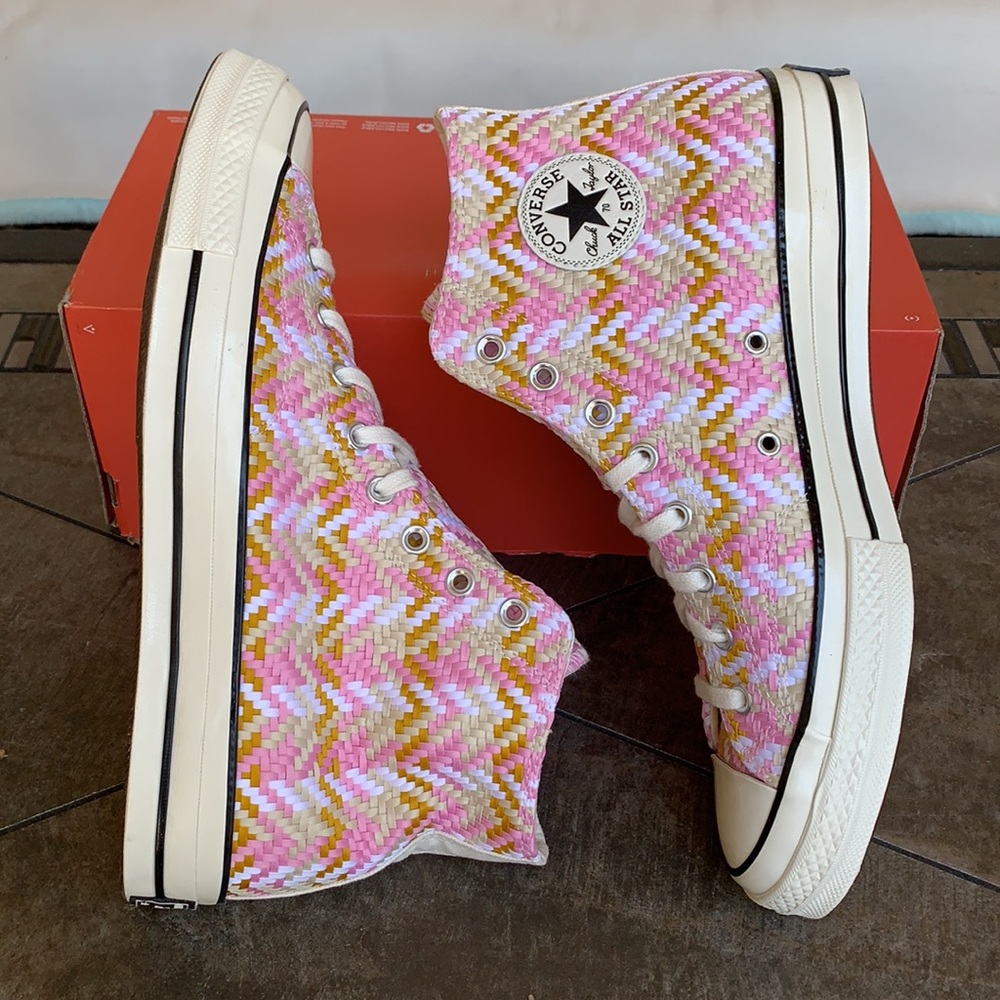 CONVERSE CHUCK 70 HI EGRET/MULTI/BLACK MEN’S - Picture 7 of 16